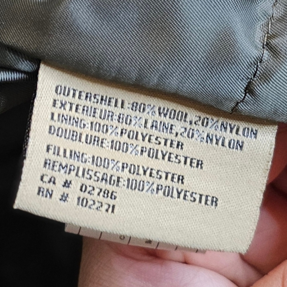 Vintage Columbia Sportswear Wool Blend Quilted Bomber Jacket Brown - Picture 9 of 9
